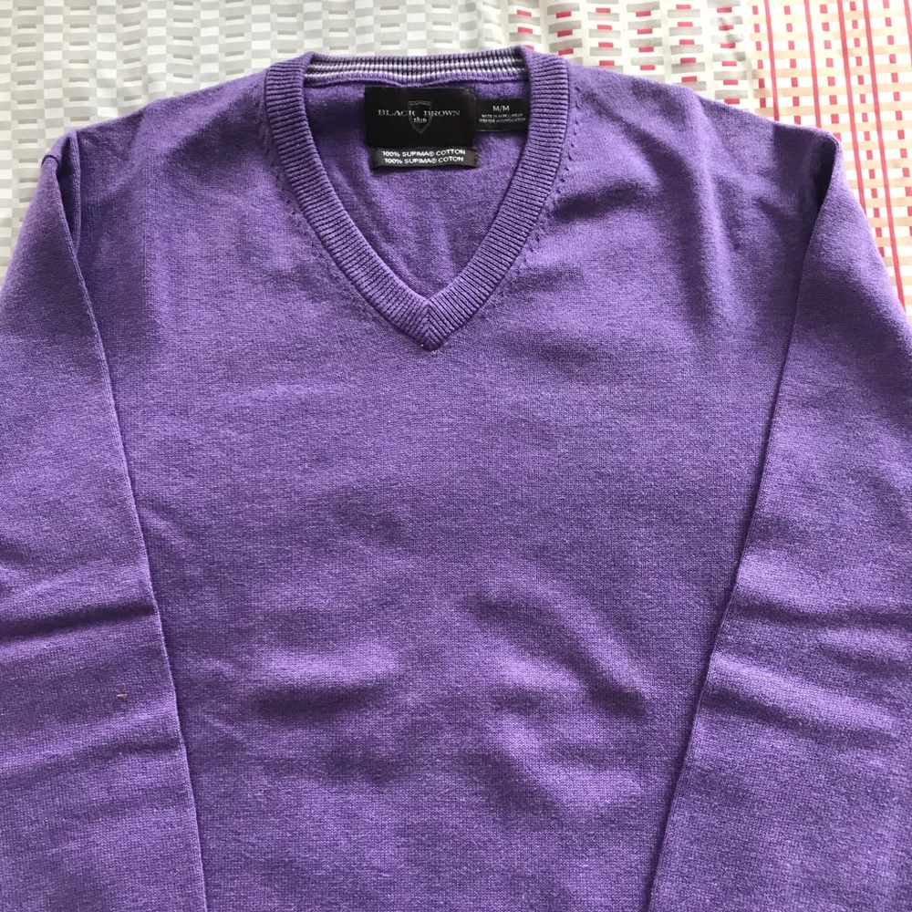 Black Brown v-neck sweater never worn